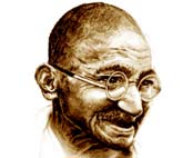 Ikon-Gandhi-en-frontl�ber-John-March